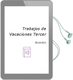 Descargar AudioLibro Trabajos de Vacaciones (Tercer de Anonimo año 1990