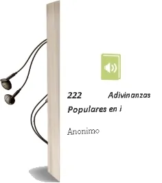 Descargar AudioLibro 222 Adivinanzas Populares en i de Anonimo año 1990