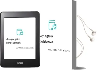 Descargar AudioLibro Aurpegiko Ubeldurak de Antton Kazabon año 2010