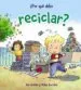 AudioLibro ¿Por que Debo Reciclar? de Jen Green