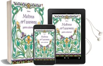 Descargar AudioLibro Motivos art Noveau Colorear de Varios Autores año 2014