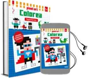 Descargar AudioLibro Pixel art Colorea - Superheroes de Varios Autores año 2015