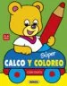 AudioLibro Con Osito 3-6 Años: Super Calco y Colorea de Varios Autores