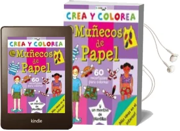 Descargar AudioLibro Muñecos de Papel (Crea y Colorea) de Varios Autores año 2017